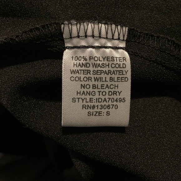 INA Sleeveless Black Ruffle Tulle Dress - Picture 4 of 4